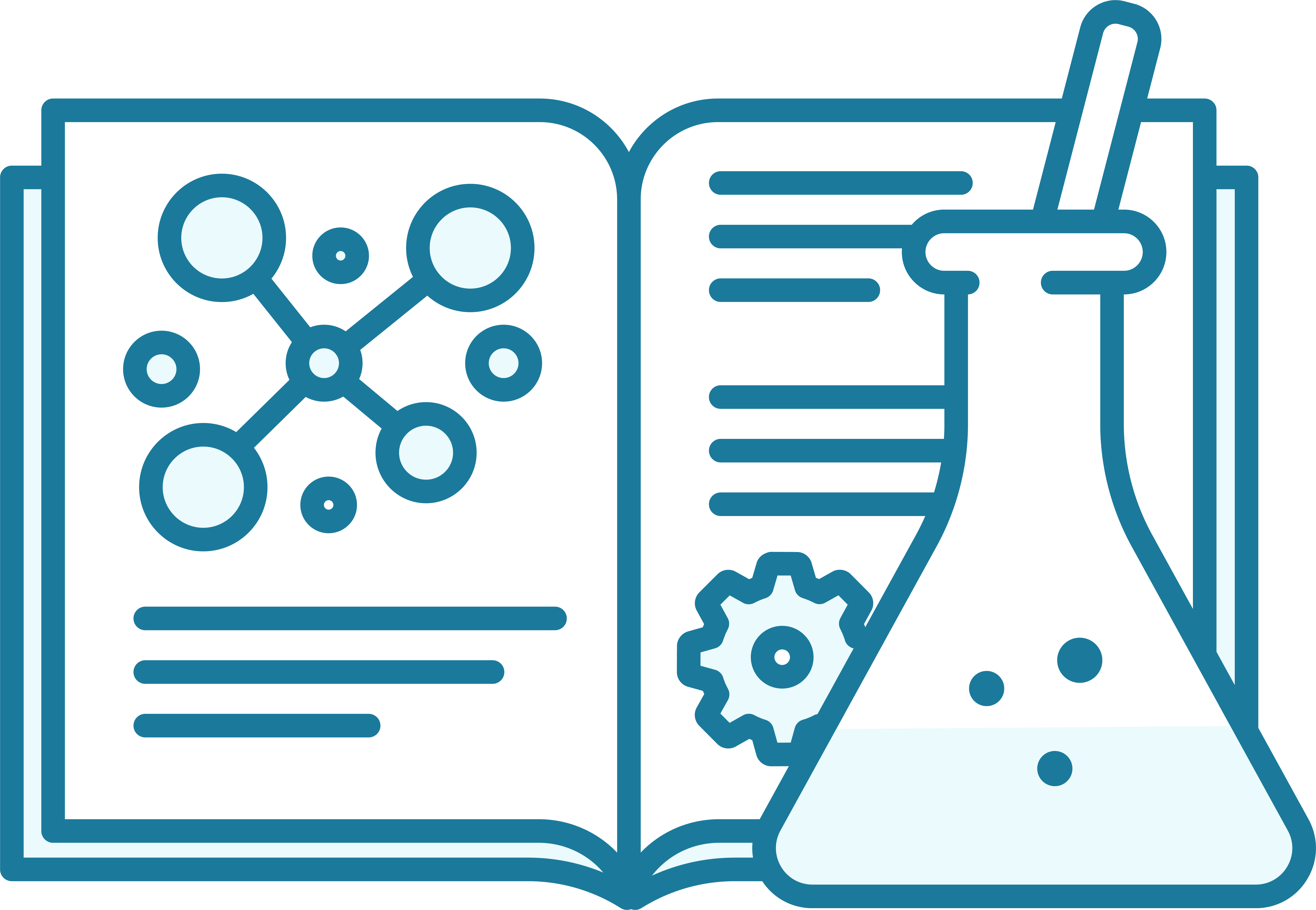 Science Book & Flask Icon